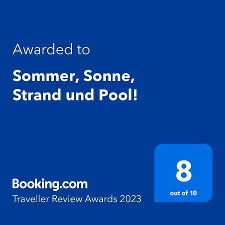 Sommer, Sonne, Strand Und Pool! Каньямель Экстерьер фото